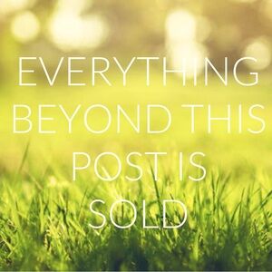 ❕SOLD ITEMS BELOW❕